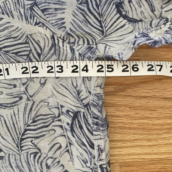 🔥 TASSO ELBA Mens Silk/Linen shirt short sleeve Beach Coastal vacation Sz XL - Picture 11 of 11